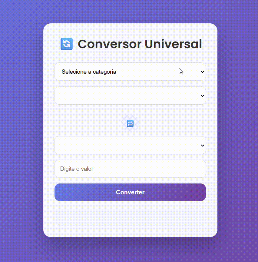 Print do Conversor universal